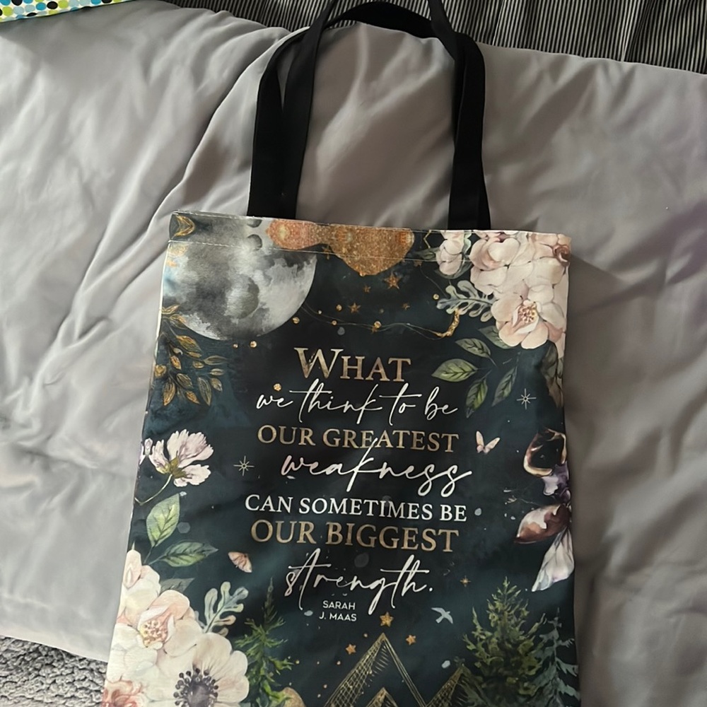 sarah j maas quote tote bag